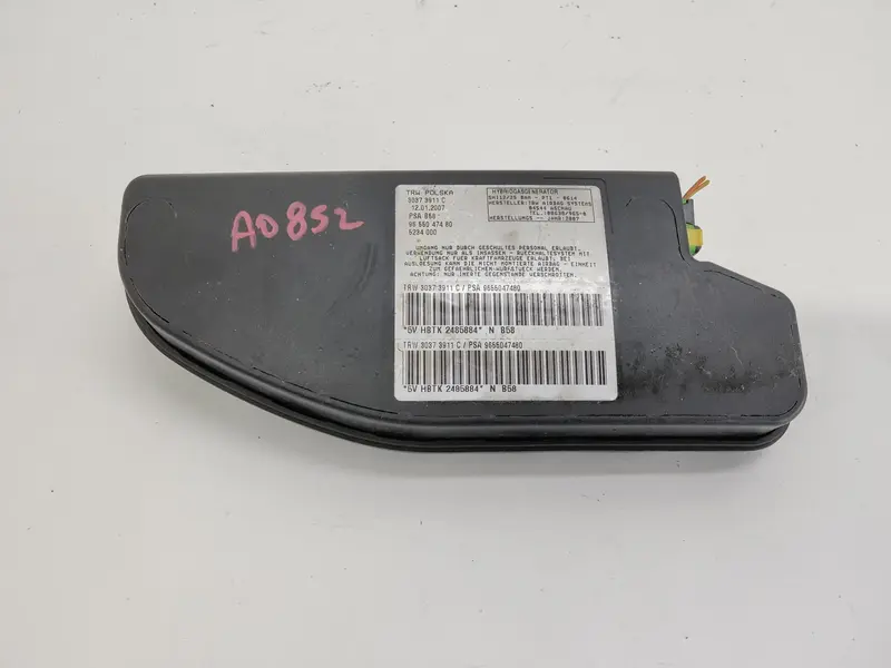 Airbag Sedile sinistro CITROEN C4 Picasso (06>13) Mk1 9655047480 Diesel 1600 (06>13)