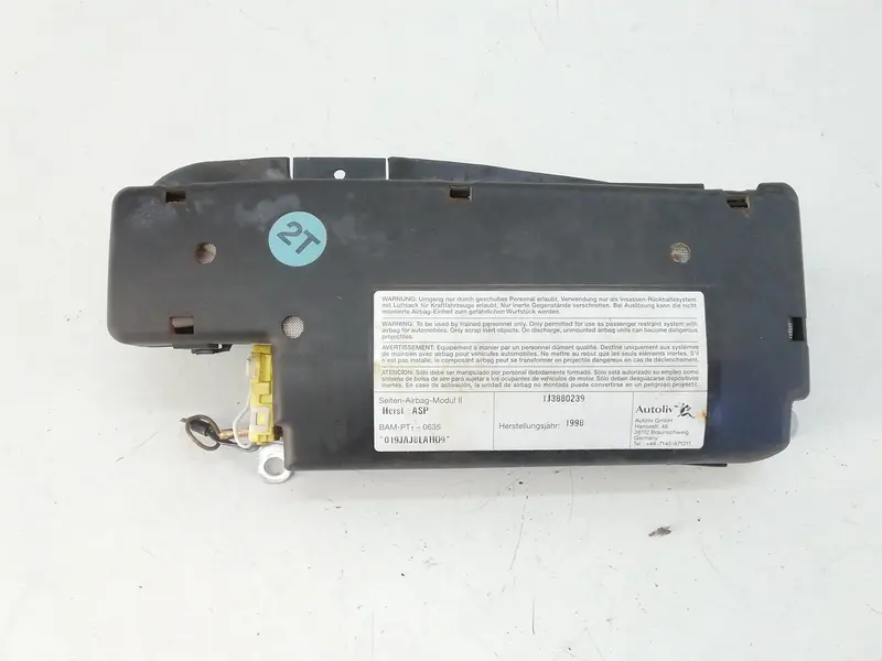 Airbag Sedile sinistro VOLKSWAGEN New Beetle 1° Serie 1J3880239 Diesel 1900 (98>10)