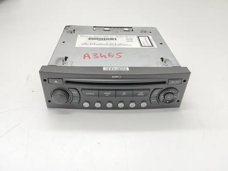 Autoradio CITROEN C3 Picasso (08>) 966591897701 966591897701 Benzina 1.4