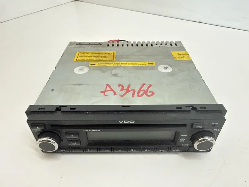 Autoradio CITROEN C3 Pluriel VDO CD7316UOR Diesel 1.4