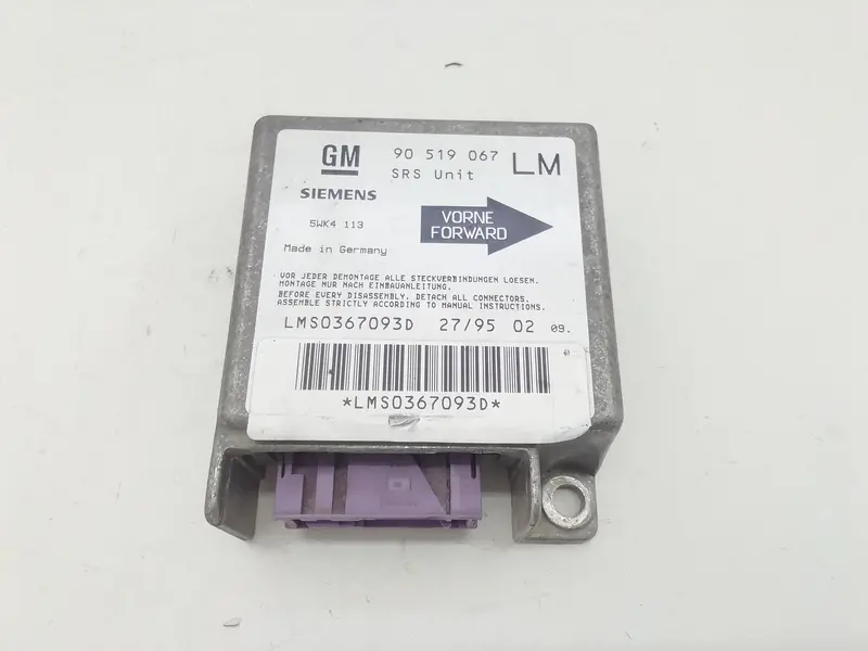 Centralina Airbag OPEL Astra F S. Wagon 90519067 Diesel 1700 (91>94)