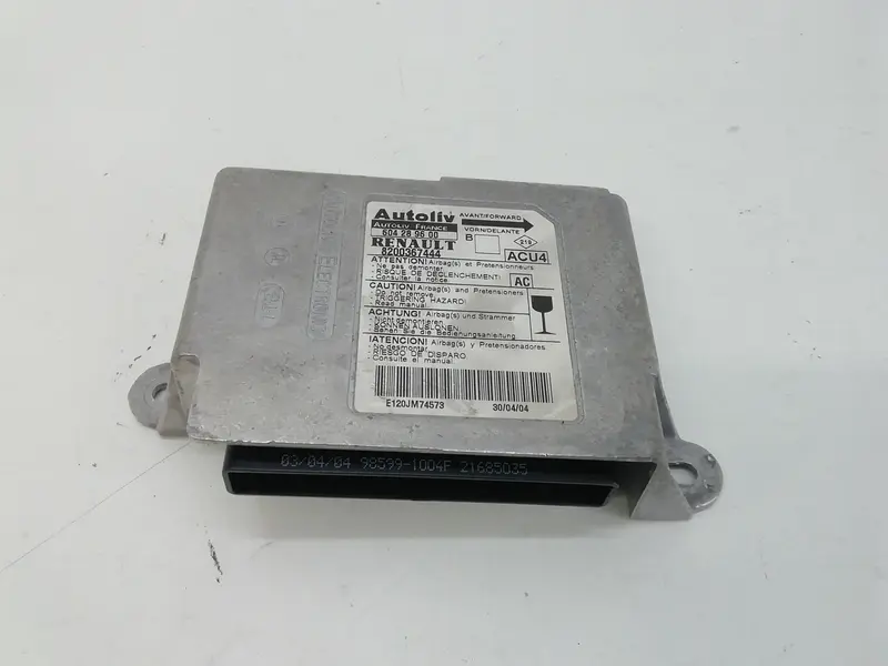 Centralina Airbag RENAULT Megane ll Serie (02>06) 8200367444 Diesel 1500 (02>06)