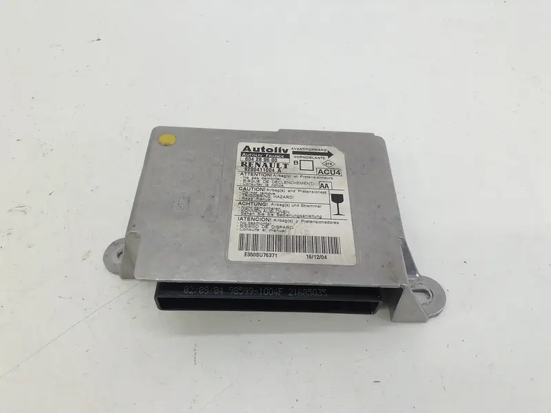 Centralina Airbag RENAULT Megane ll Serie (02>06) 8200411004A Diesel 1500 (02>06)