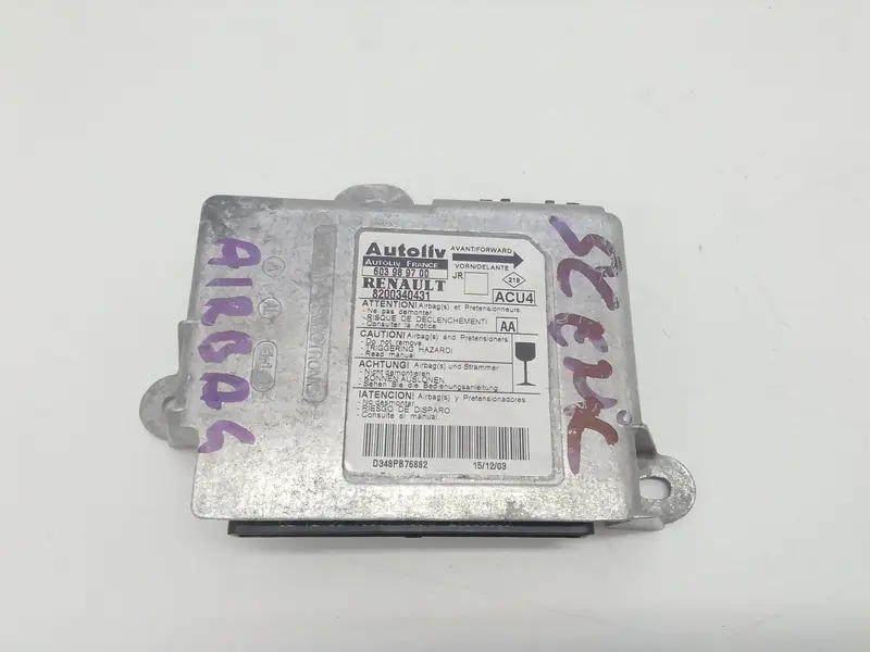Centralina Airbag RENAULT Scenic 3° Serie 8200340431 Diesel 1900 (03>06)
