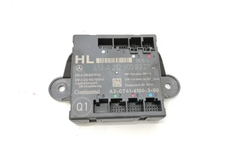 Centralina porta posteriore sx MERCEDES Classe E S. Wagon W212 A2129008327 Diesel 2.0