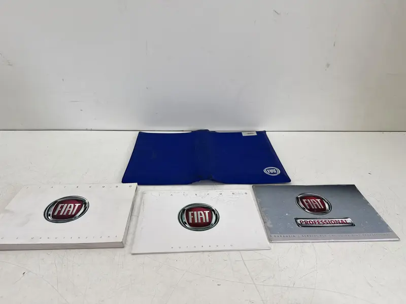 Libretto uso e manutenzione FIAT Scudo 3° Serie Benzina (07>16)