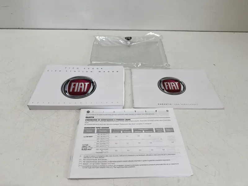 Libretto uso e manutenzione FIAT Tipo 2° serie Station Wagon Benzina