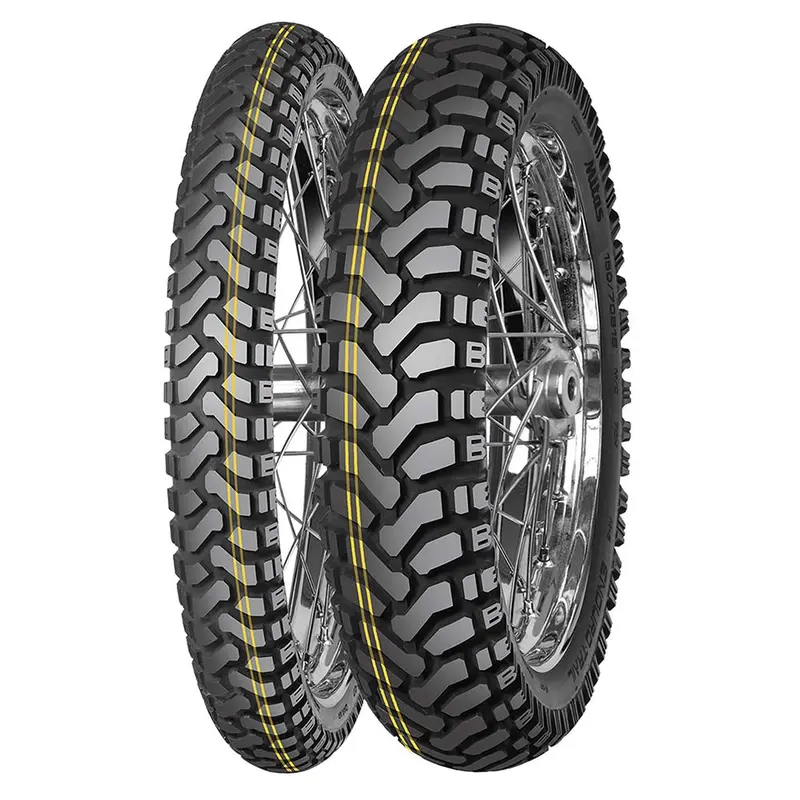 Pneumatico MITAS ENDURO TRAIL DAKAR 150/70B18 70H TL/TT R STRISCIA GIALLA DOT25